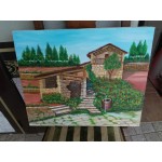 Средна картина масло от Испания - 3787